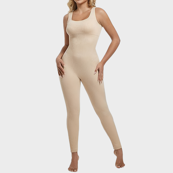 Seamless Square Neck Sport Jumpsuit