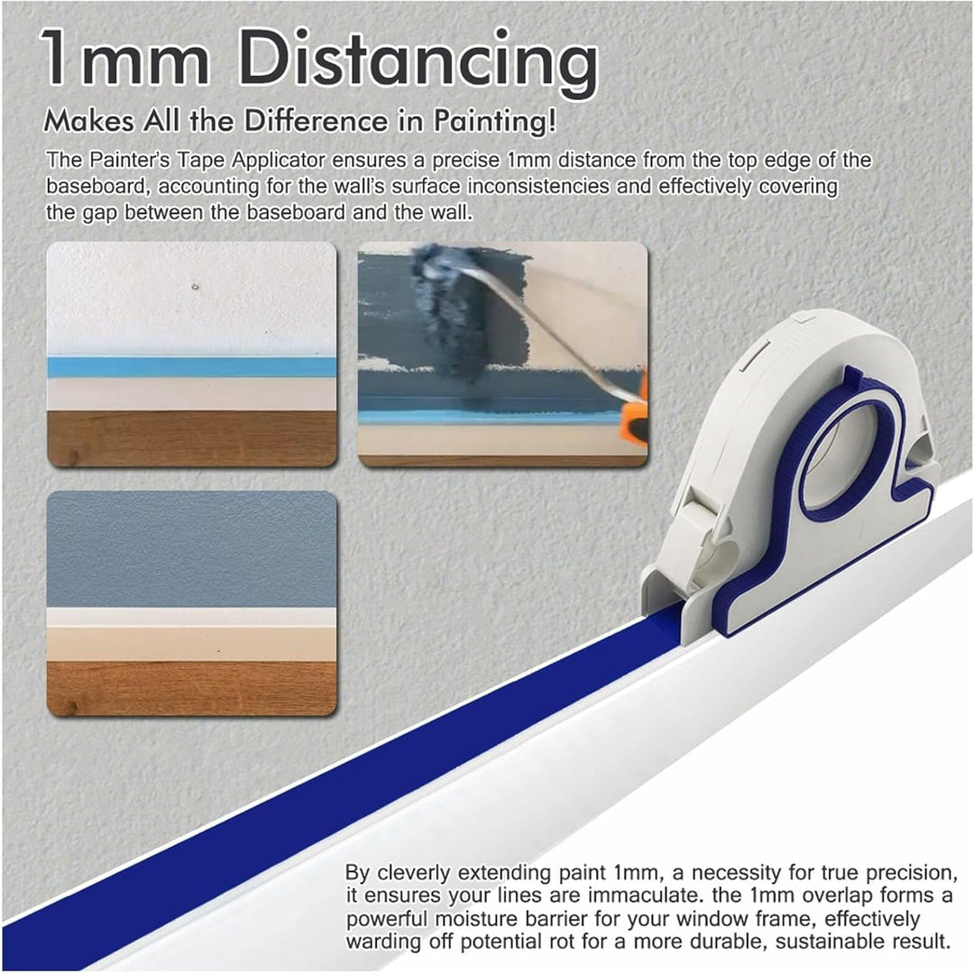 Painters Tape Applicator, Masking Paint Tape Applicator Set For Painting Trim, Wall And Floor Painting